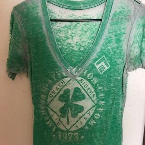 Affliction t shirt, distressed/vintage!